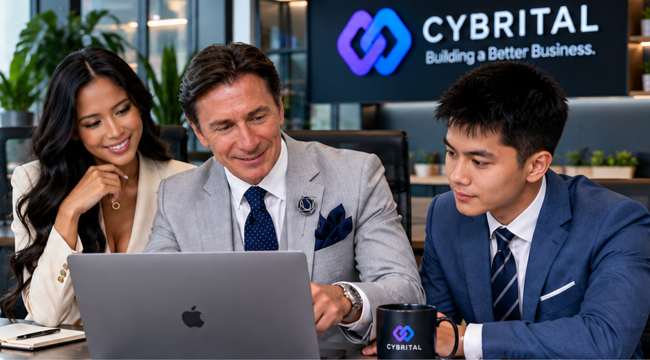 The CYBRITAL team working together